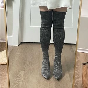 over knee sparking boots